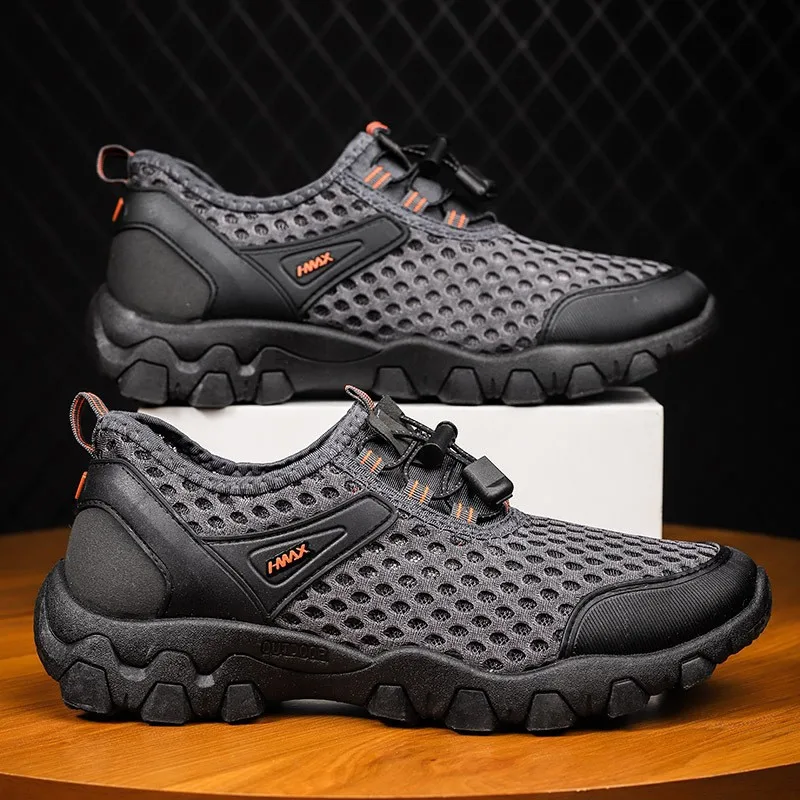 Lightweight Mens Sports Shoes Comfortable Men\'s Casual Shoes Breathable Soft-soled Male Mountaineering Driving Hiking Shoe Tenis