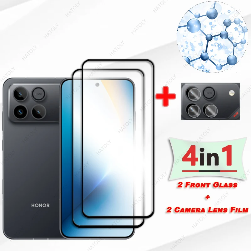

For Honor Win Glass Screen Protector For Honor Win Black Edge Protective Film Camera Lens Protector For Honor Win Tempered Glass
