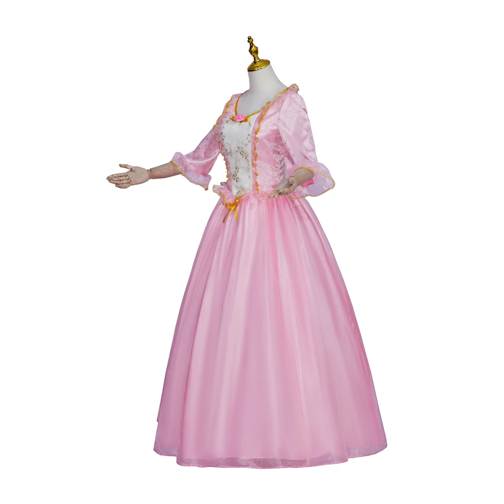 Abito rosa Anneliese da sposa principessa Costume Cosplay Fancy Girls Princess Dresses Halloween Pauper Party Dress Ball Gown