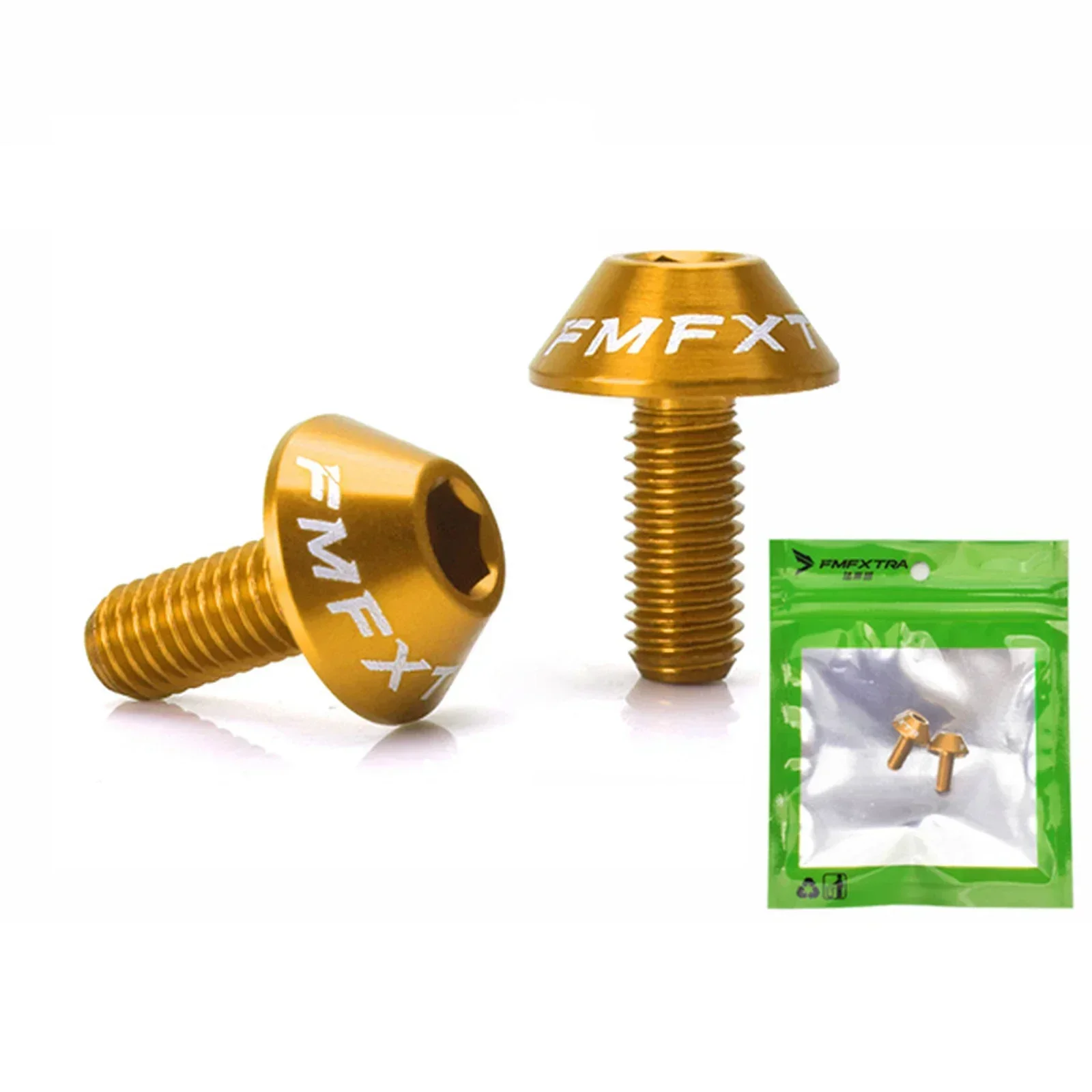 2pcs Bicycle Water Bottle Cage Bolts Bike Water Bottle Holder Screws Aluminum Alloy Screws MTB Road Bike Accessories Repair Tool - Image 2