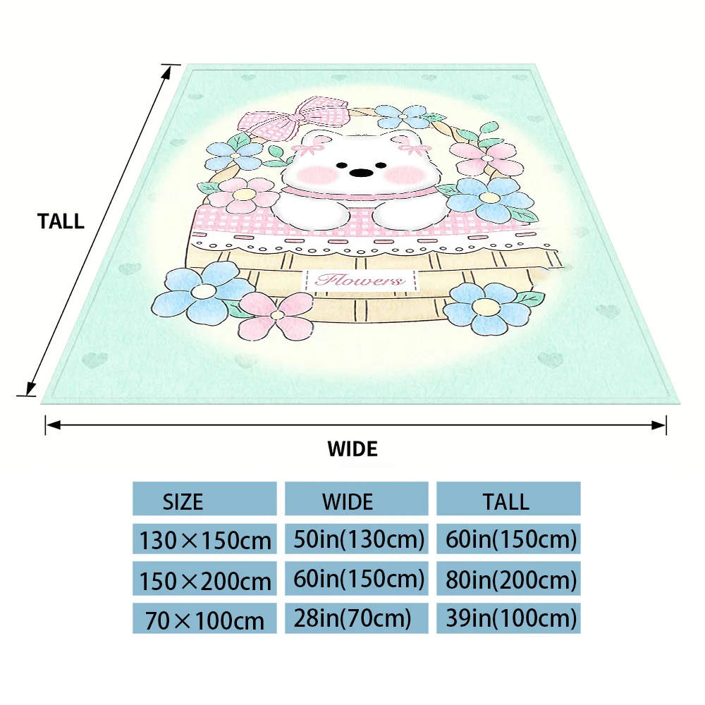 SSweet Puppy Nap Blanket,Flannel Blanket,Suitable For Sofas,Beds,Cars,Rooms,Offices,Camping,Exquisite Gift Blankets