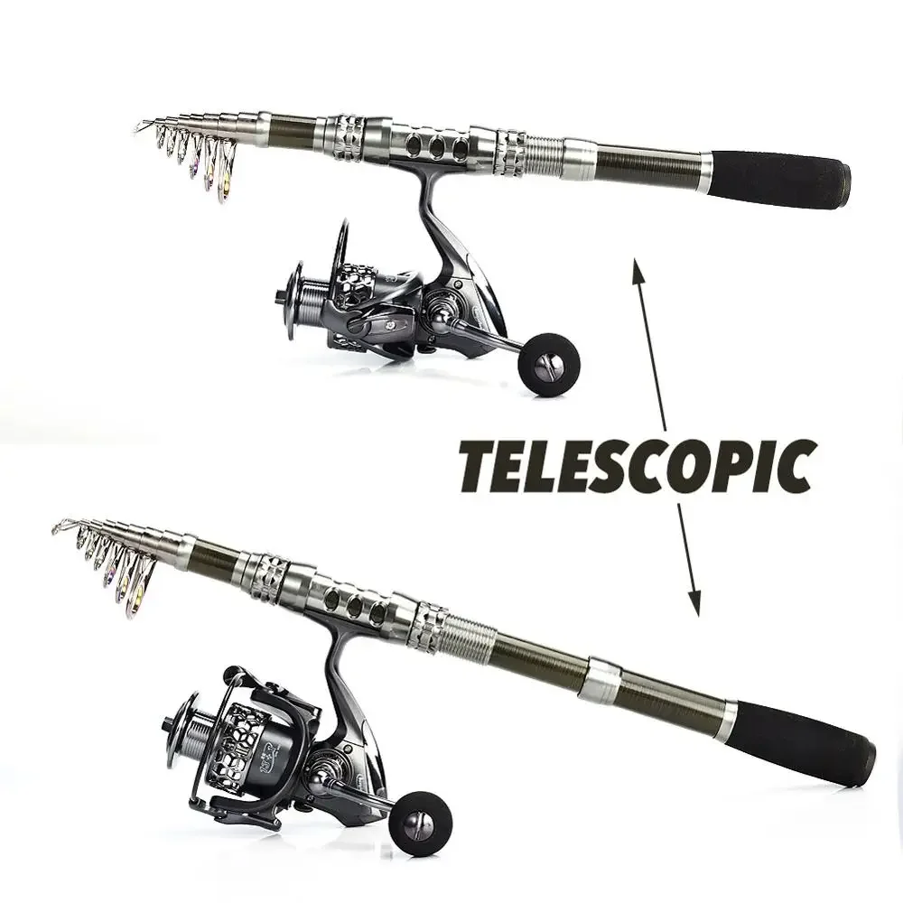 $1000 fishing pole PLUSINNO Rod and Reel Combo, Telescopic Fishing Kit with Spinning Reel, Tackle Box, Fishing Lures and Travel Carrying Bag, Fishing Gear Gifts for Men : Sports & Outdoors The two Acuador 1000 6'0" Medium Light