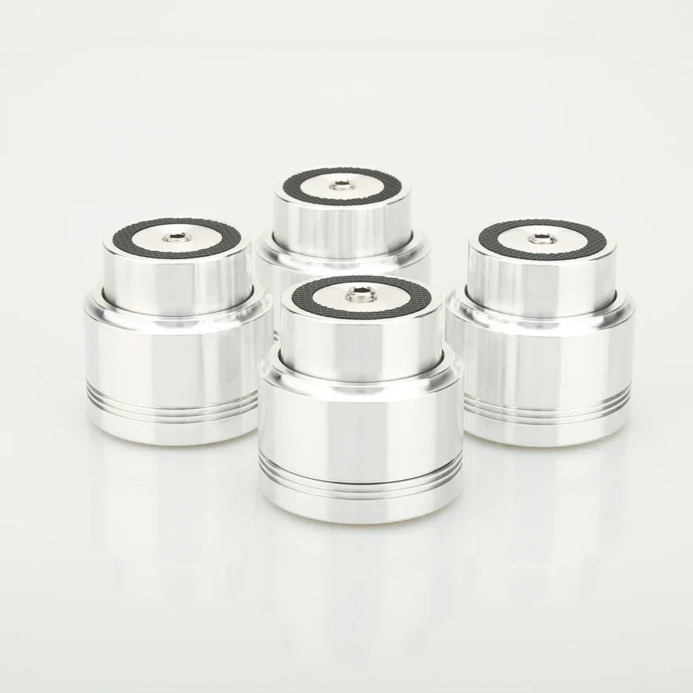 

4PCS 53X53mm Aluminum alloy Maglev Float Speaker Spike Amp Stand Base Feet HIFI Amplifier Speaker Isolation Foot Stand Pad