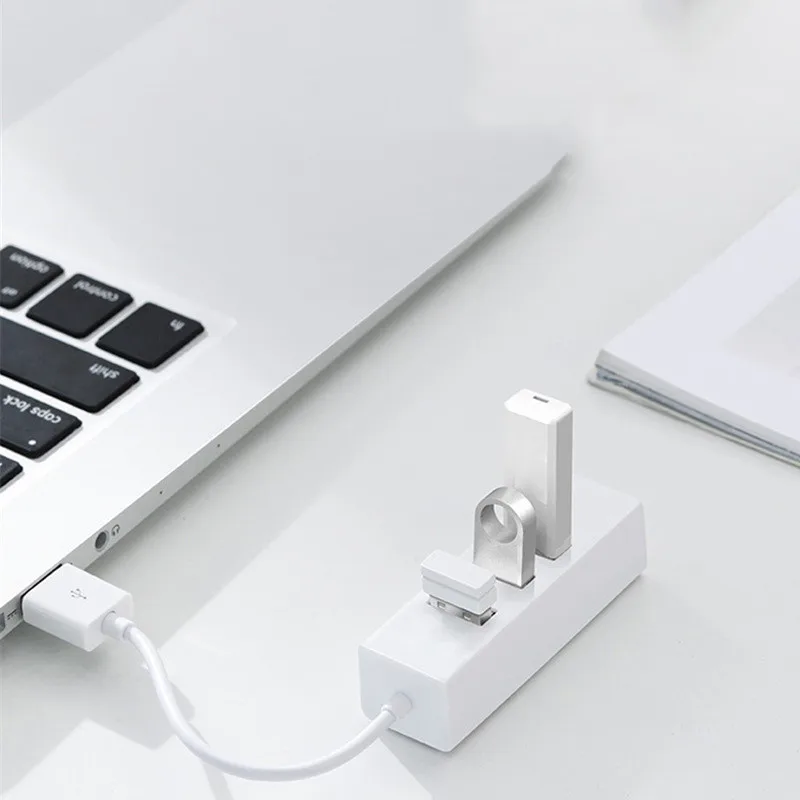 Multi USB 2.0 Hub USB Splitter Netzteil 4-Port All In One High Speed Hub für PC Windows Computer Zubehör – Detail 6