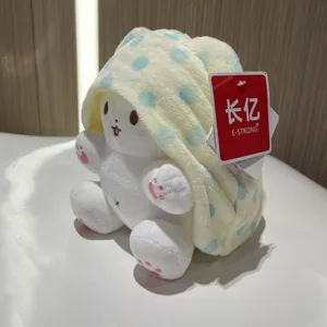 Echte Sanrio Bear Bag, Hello Kitty Plüschpuppe, Stoffkissen, Melodie Kuromi, Pingente Geschenke, Marumofubiyori -Geschenke 8 Hauptverkaufsbär Kuromi - №2