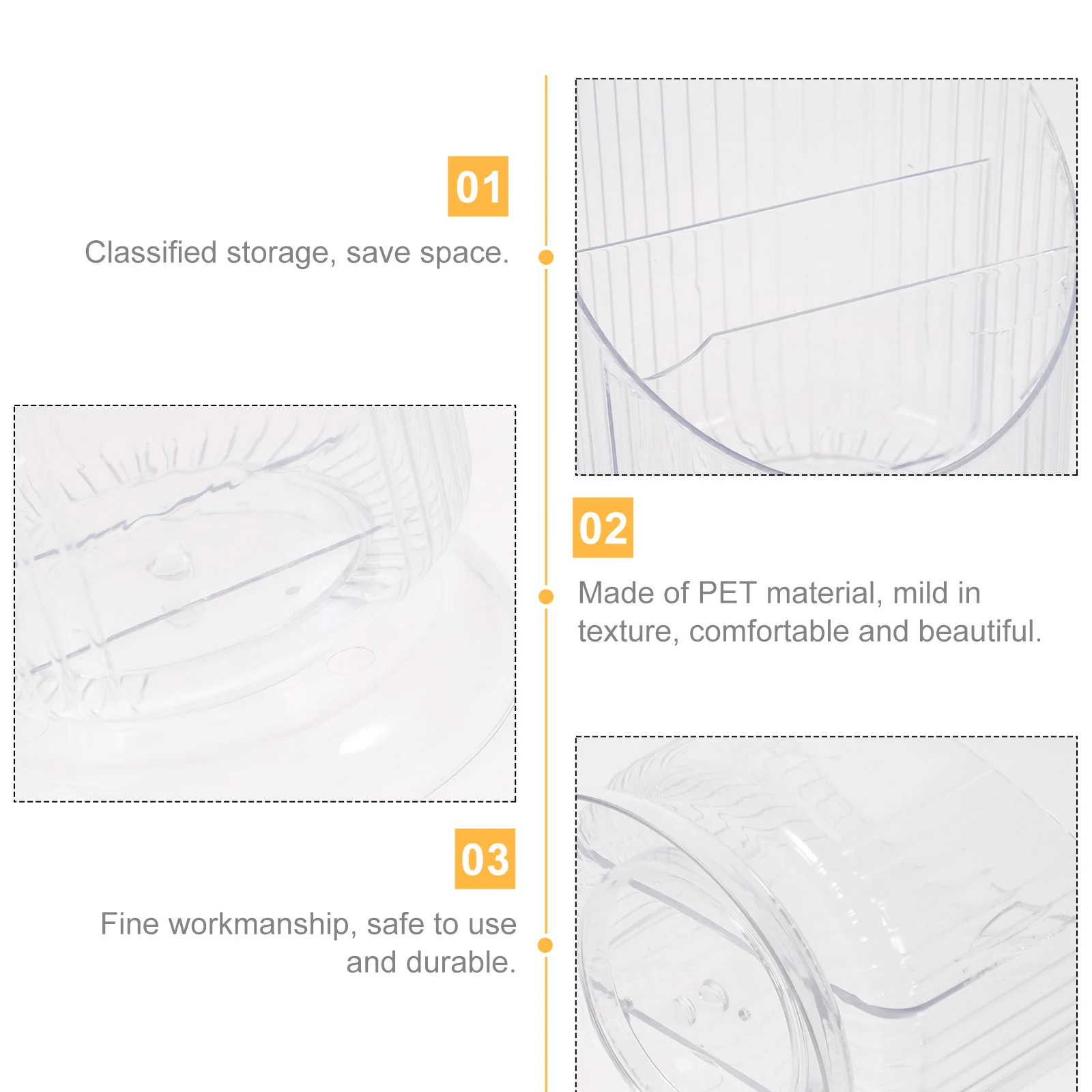 

Пластиковый настольный держатель для кистей для макияжа, горшок для хранения с 3 отделениями, многофункциональный держатель для ручек, ящик для хранения мелочей, чашки для ручек для стола