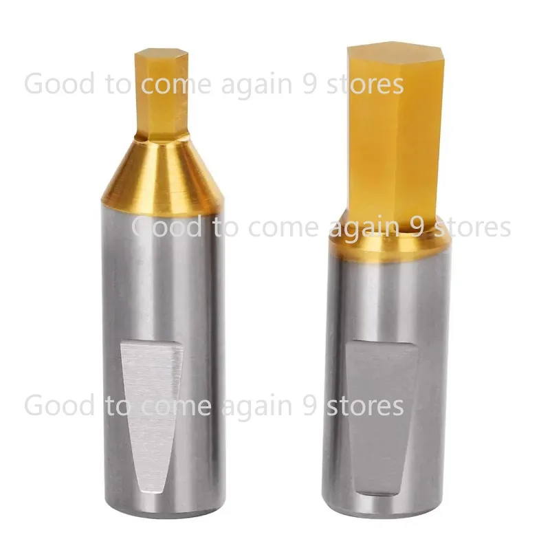 1PC CT08/CT16 HSS-Tin/TiCN Rotary Broaching Tool Punching Cutter 8mm/16mm Shank Inner Hexagon for Lathe
