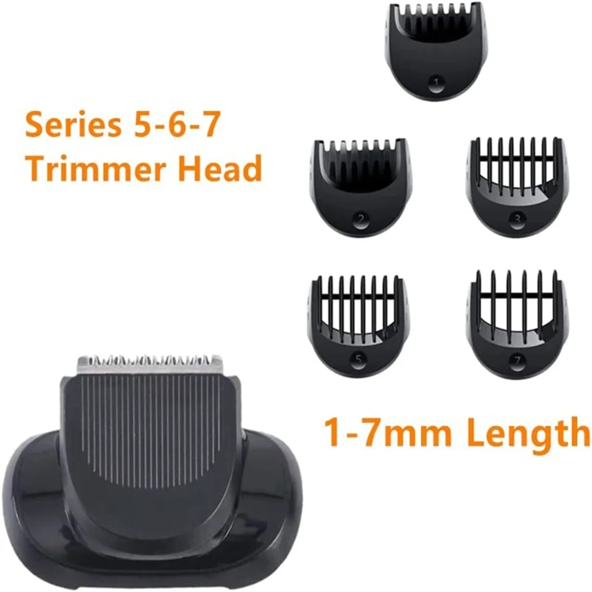 Beard Trimmer Attachment for Braun Series 5, 6 and 7 Electric Razors Shavers 5018S, 5020S, 6075Cc, 7071Cc, 7075Cc,