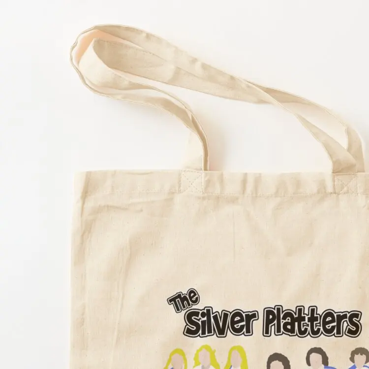the sliver platters Tote Bag tote bag university Portable shopping bag shopping 3