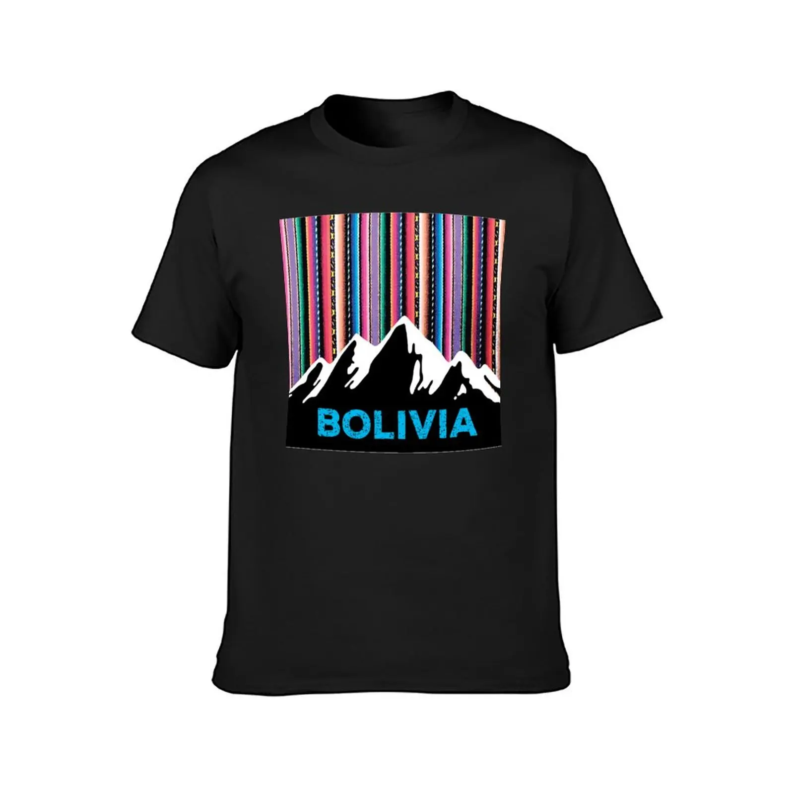 Andean Bolivian mountains and colorful aguayo sky Classic T-Shirt cute tops plus size tops t shirts men