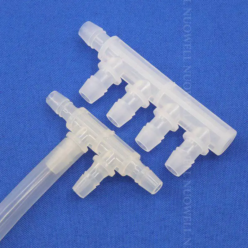 5~200pcs 2.4~7.9mm Food Grade PP 4-Ways 5-Ways Hose Splitter Connector Aquarium Fish Tank Water Air Hose Distributors