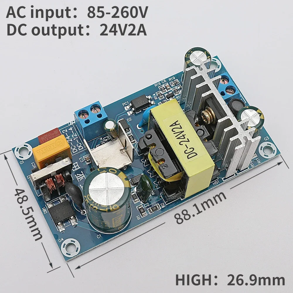 AC100-240V to DC 5V12V 24V 36V 48V 1A 2A 3A 4A 5A 6A7A8A 9A Power Supply Module Board Switch AC-DC Switch Power Supply Board