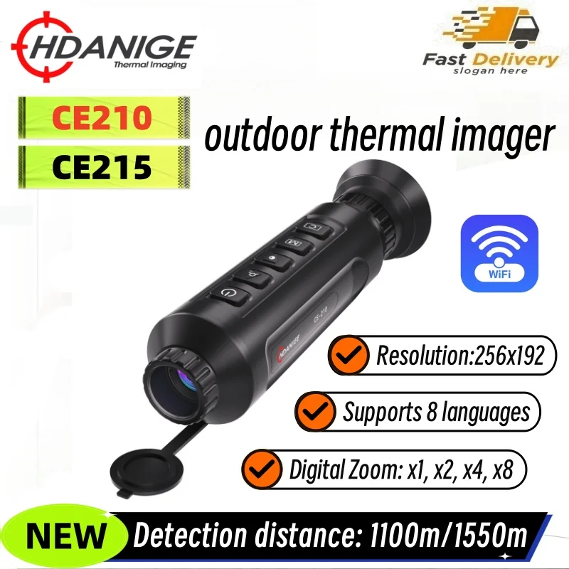 HDANIGE Thermal Imager Hunting CE210/CE215 Monocular Thermal Camera for Hunting Wild Boar Wolf Rabbit and Outdoor Observation