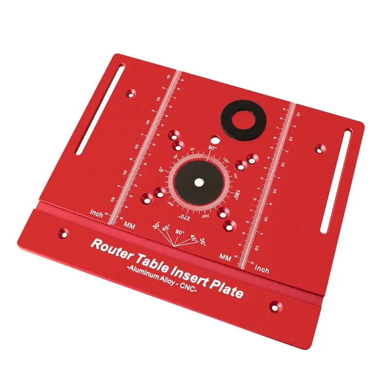 AAAN-Aluminum For Router Lift Kit Including Table Insert Plate-Adjustable Woodworking For Router System For Router Tables