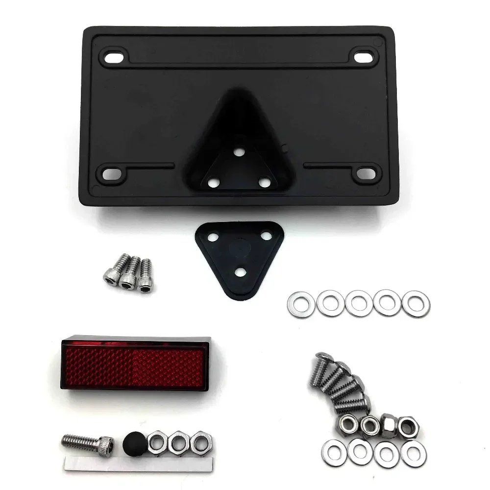 Lack Layback License Plate Mounting Kit for Harley Davidson License Plate Up To 7-1/4