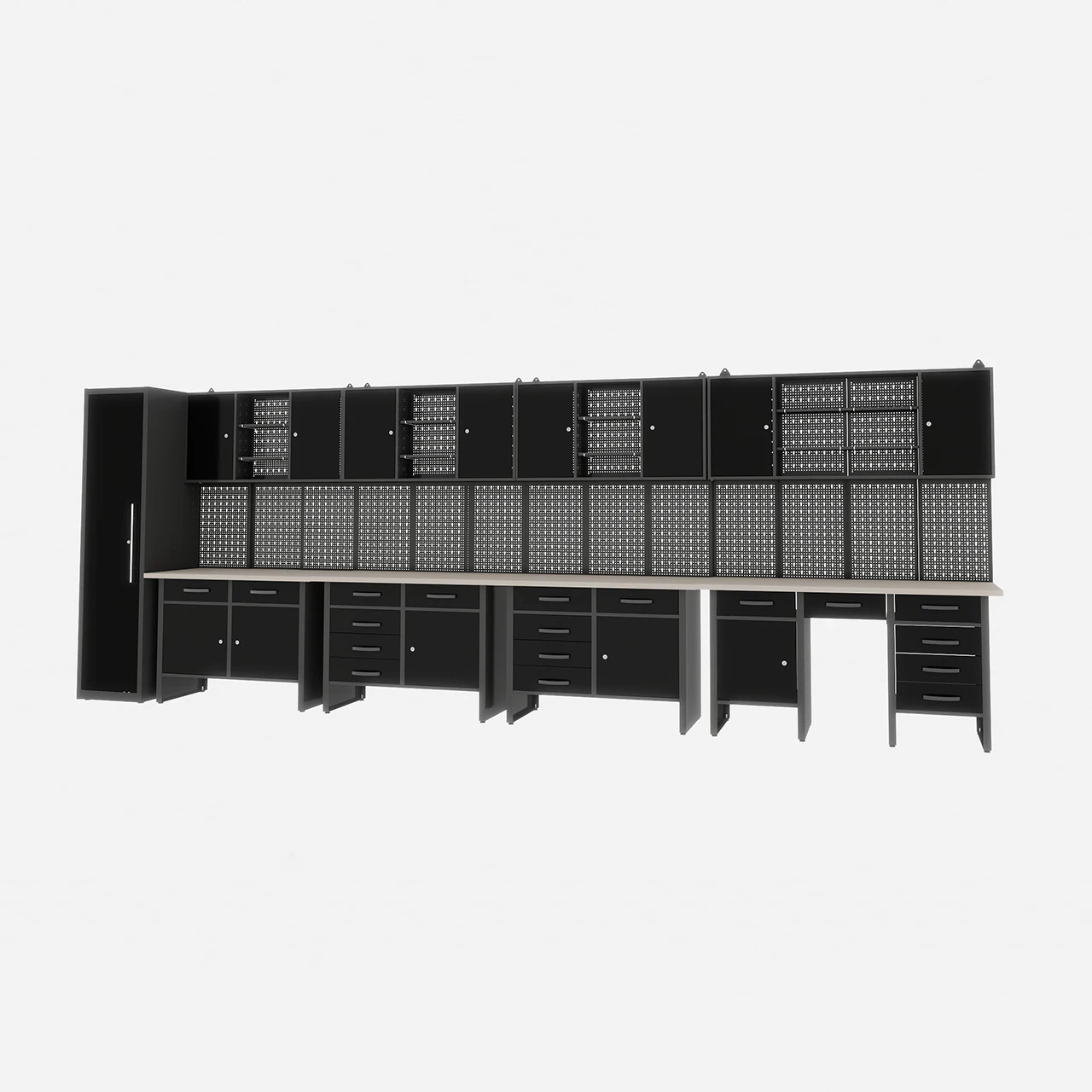 Heavy Duty Drawer Storage for Industrial Workshop Modular Steel Tool Storage System Professional Mechanic Garage Cabinet Pro