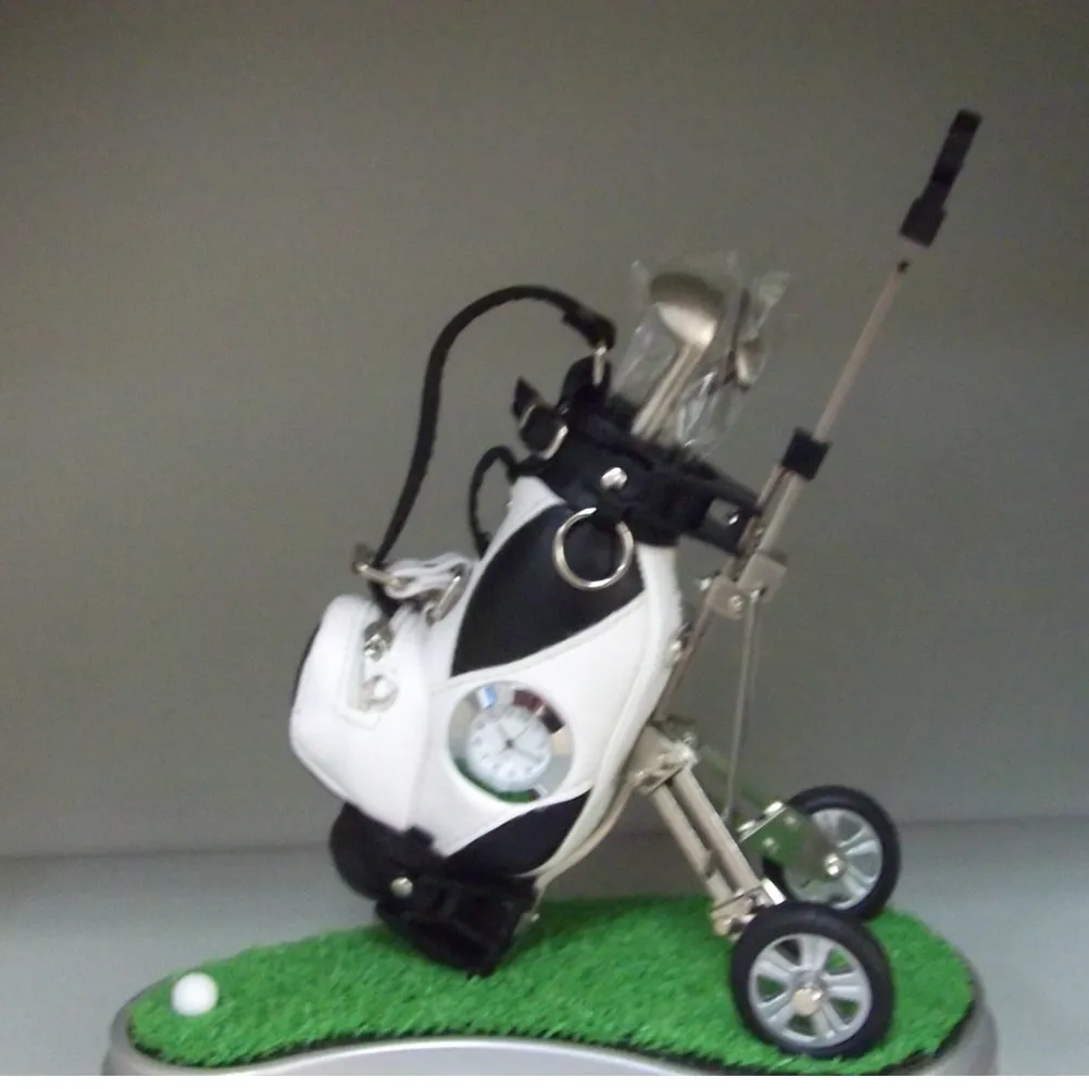 

Ретро-органайзер для ручек в стиле гольфа, коробка для ручек с покрытием из ПУ, для декора офисного стола, идея подарка, сувениры, настольная сумка для ручек