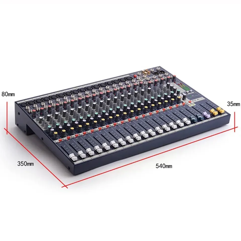 

Профессиональный DJ-контроллер EFX16, аудиомикшер, консоль для сценических выступлений, металлическая звуковая система