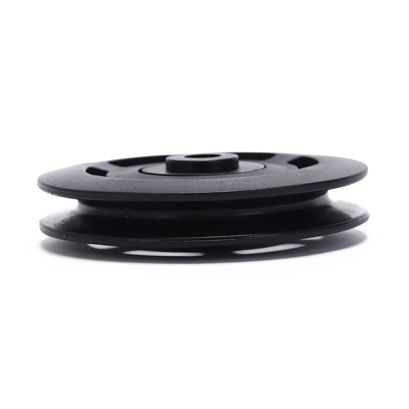 1pc 90mm Black Bearing Pulley Wheel Cable Gym Equipment Part Wearproof Gym Tool