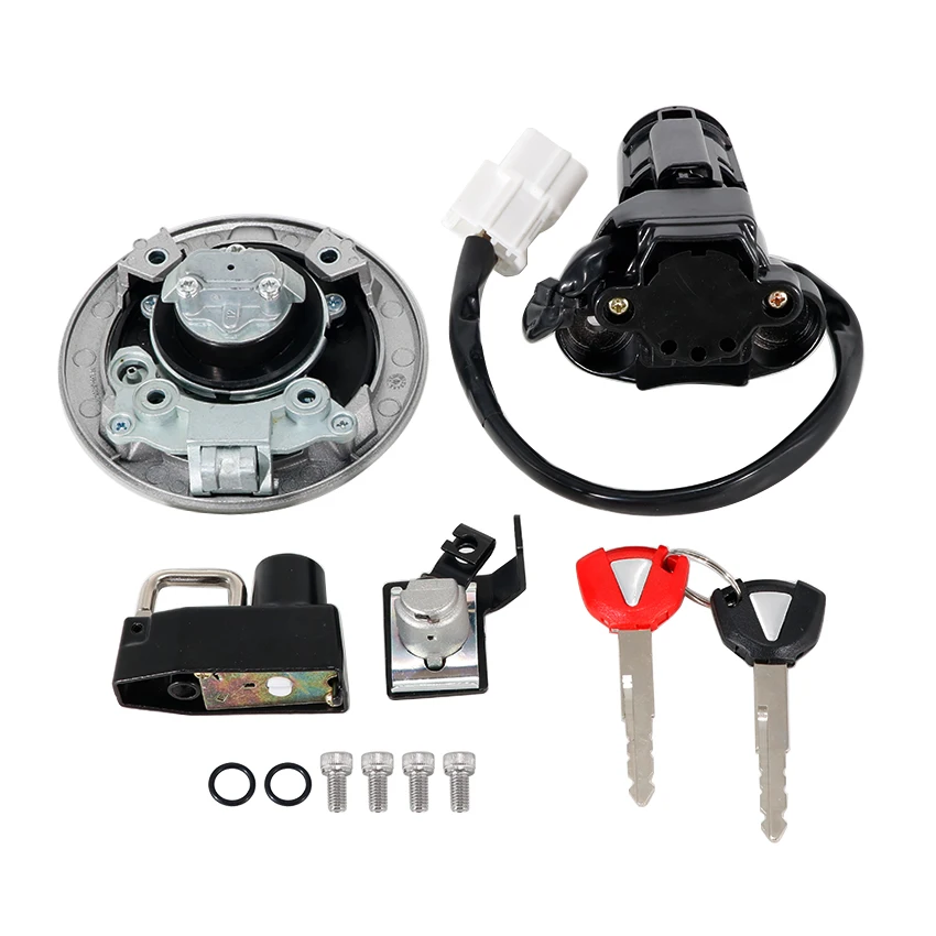 2024-2025 Tankdeckel-Set mit Schloss für Kawasaki EX500 Ninja 500 ABS 500 KRT Edition ER500 Z500 SE ABS Motorrad – Detail 2