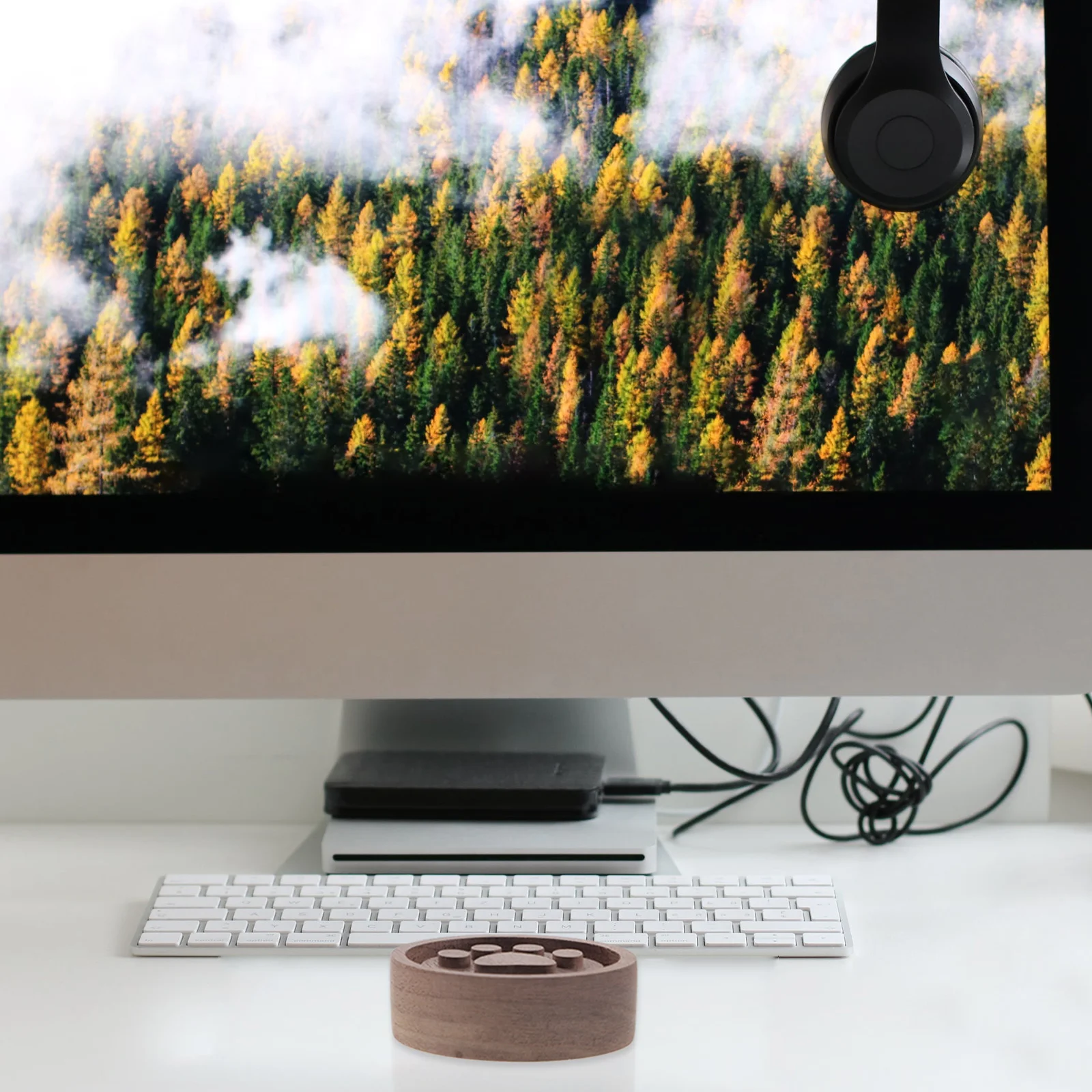 

Aromatherapy Diffuser Essential Oil Wood Car Perfume Bedroom Sleep Meditation Friendly Wooden Design Scent Hallway