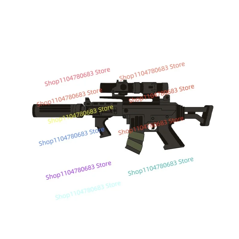 MOC اللبنات القوات الخاصة الأحمر الذئب عمل صغير الشكل التجمع نموذج عرض أنيمي لعبة ملحق هدية تحصيل