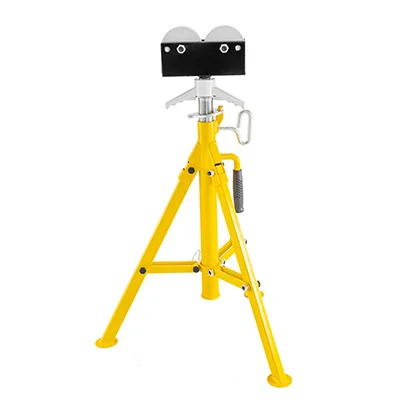 

✗For Adjustable Height 2500 Lbs Portable Pipe Jack Aluminum Roller Head Folding Pipe Stands 1109%