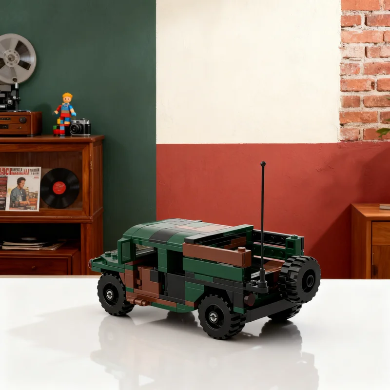 

249pcs MOC Hammer Humvee Hmmwv Vehicle Racing Building Blocks Assembly Kit Collector Series Collectible Toy Gift For Builders