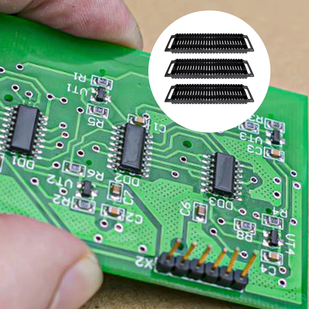 

4Pcs Anti Bar Rack Shelving Boards Pcb Soldering Bracket Black Circuit Storage St Pcb Board Holder 25Slots PCB Holder