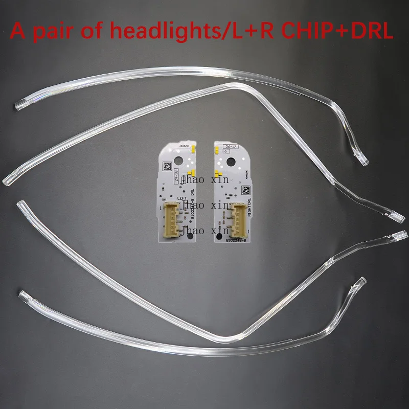 For SEAT Arona Ibiza 2017-2020 Car Headlight DRL CHIP Light Guide Strip Angel Eye Lemon Yellow Ballast Light Source Module Chip