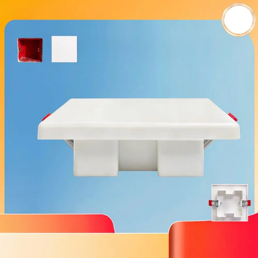 For For XuanYun 86 Type Blanking Panel Spring Buckle Junction Box Cover Decorative Outlet Shield Seamless Wall Faceplate