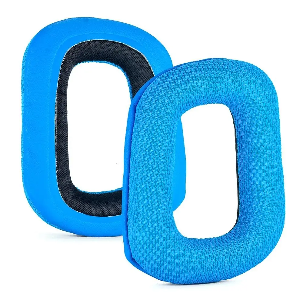 Repair Parts Headset Ear Pads Mesh Fabric Comfortable Earpads Breathable Ear Cushions for Logitech G35/G930/G430/F450/G331/G231