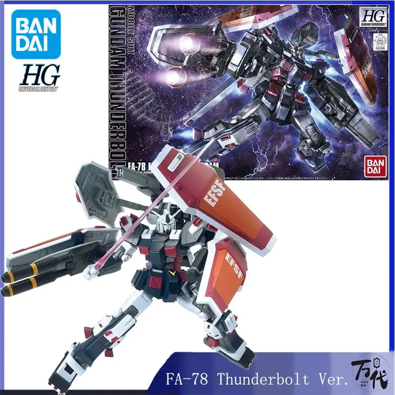

Комплект сборной модели Bandai HG FA-78 Фигурка Full Armor Gundam Gundam Thunderbolt Ver. Грудень Небо Коллекция Подарки Игрушки