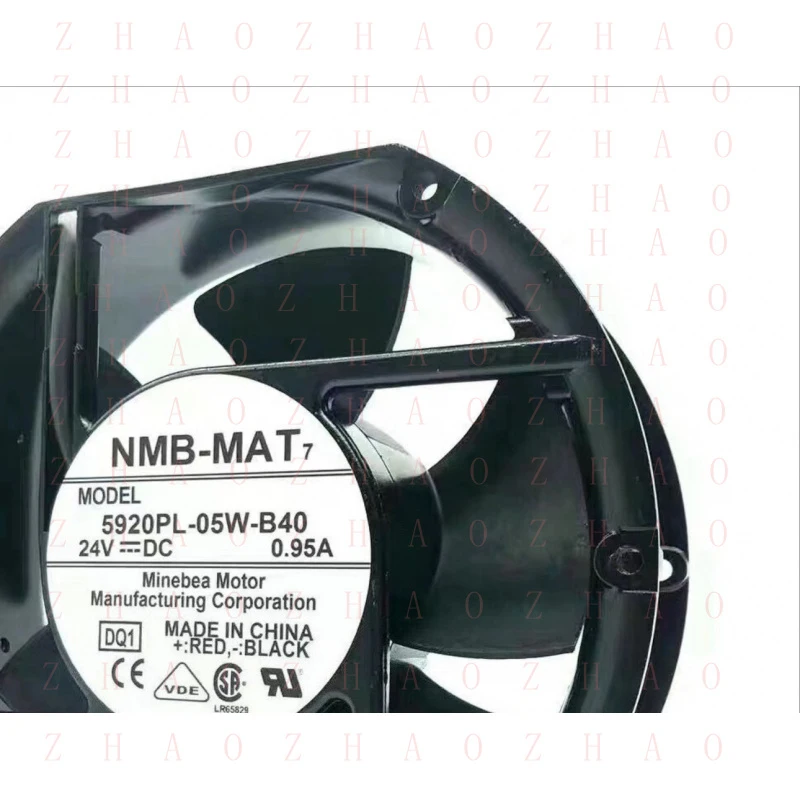 L+ 2PCS Brand for NMB 5920PL-05W-B40 MODEL DC 24V 0.95A Cooling Fan
