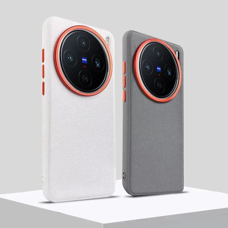 

Для Vivo X200 Ультракожаный чехол для Vivo X100 Ultra X100s X200 ProMini X200S Аппаратное обеспечение с большим отверстием и независимой кнопкой Чехол для телефона