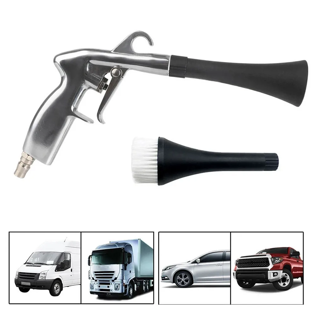 تنظيف السيارات الفضة ضربة الهواء غسيل السيارات غسالة السيارات كفاءة التنظيف الجاف 360 الدورية موصل التنظيف الداخلي للسيارة