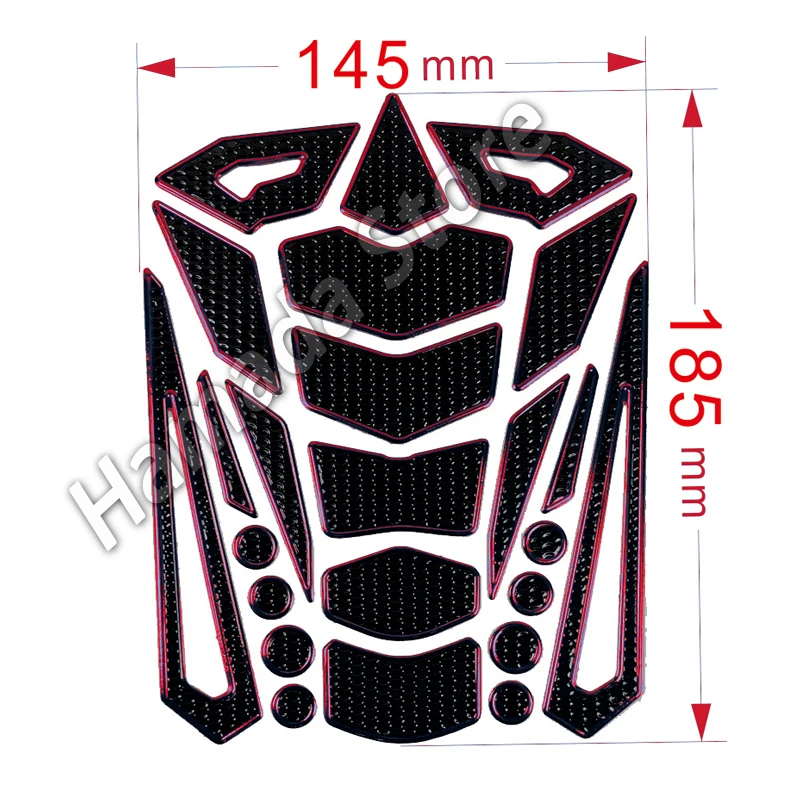 

3D Motorcycle Gas Fuel Tank Pad Sticker Decal Motorcycle Devil Protector Fuel Racing Accessories Universal Type