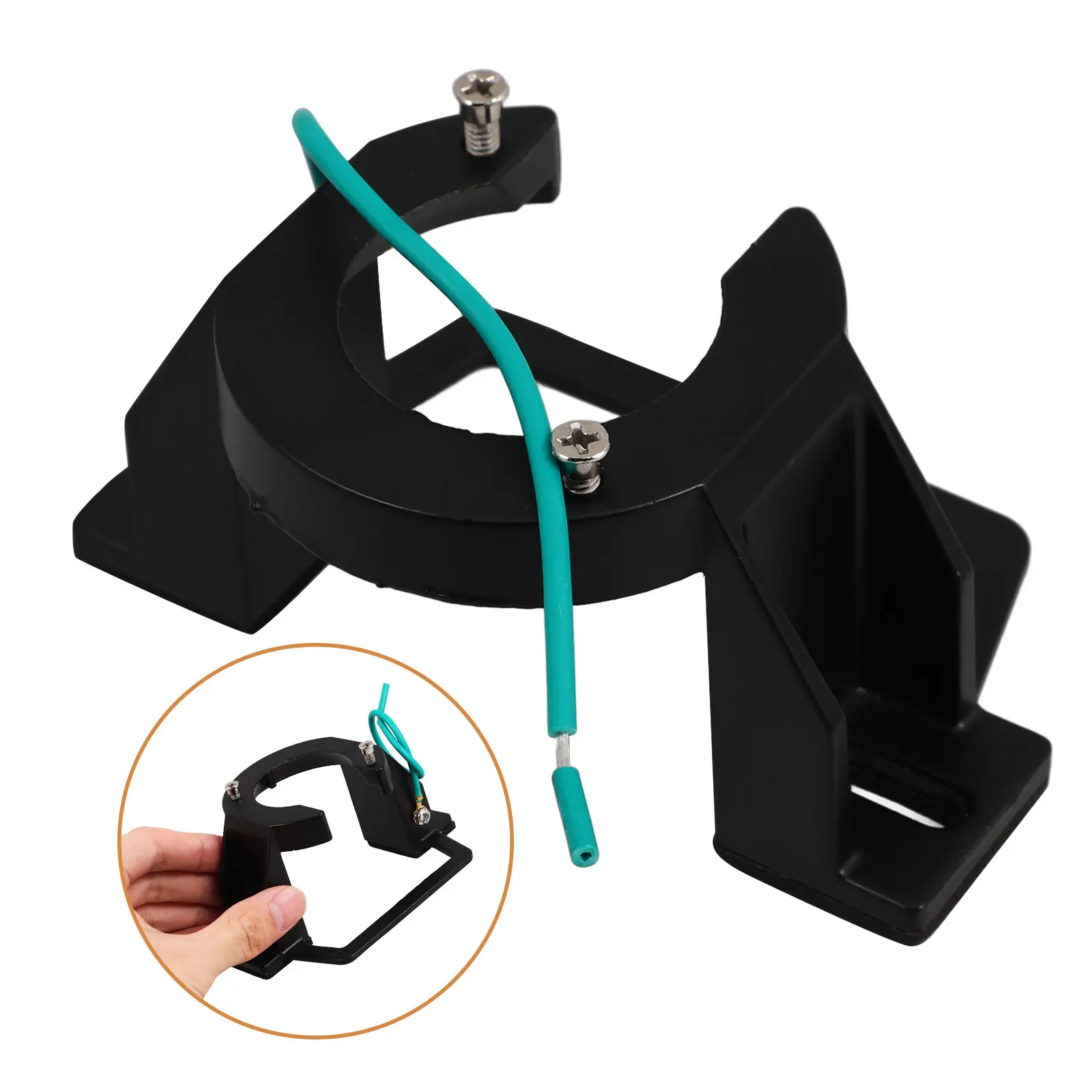 Ceiling Fan Mounting Bracket Kit for Sloped or High Ceilings – Universal Iron Bracket with Hardware