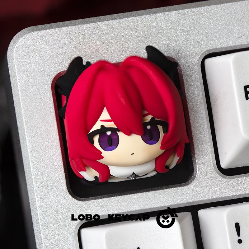 Lobo Keycap Arknights Endfield Administrator Replace Esc Keycap Personalized Custom 3d Resin Keyboard Decoration For Gamer Gifts