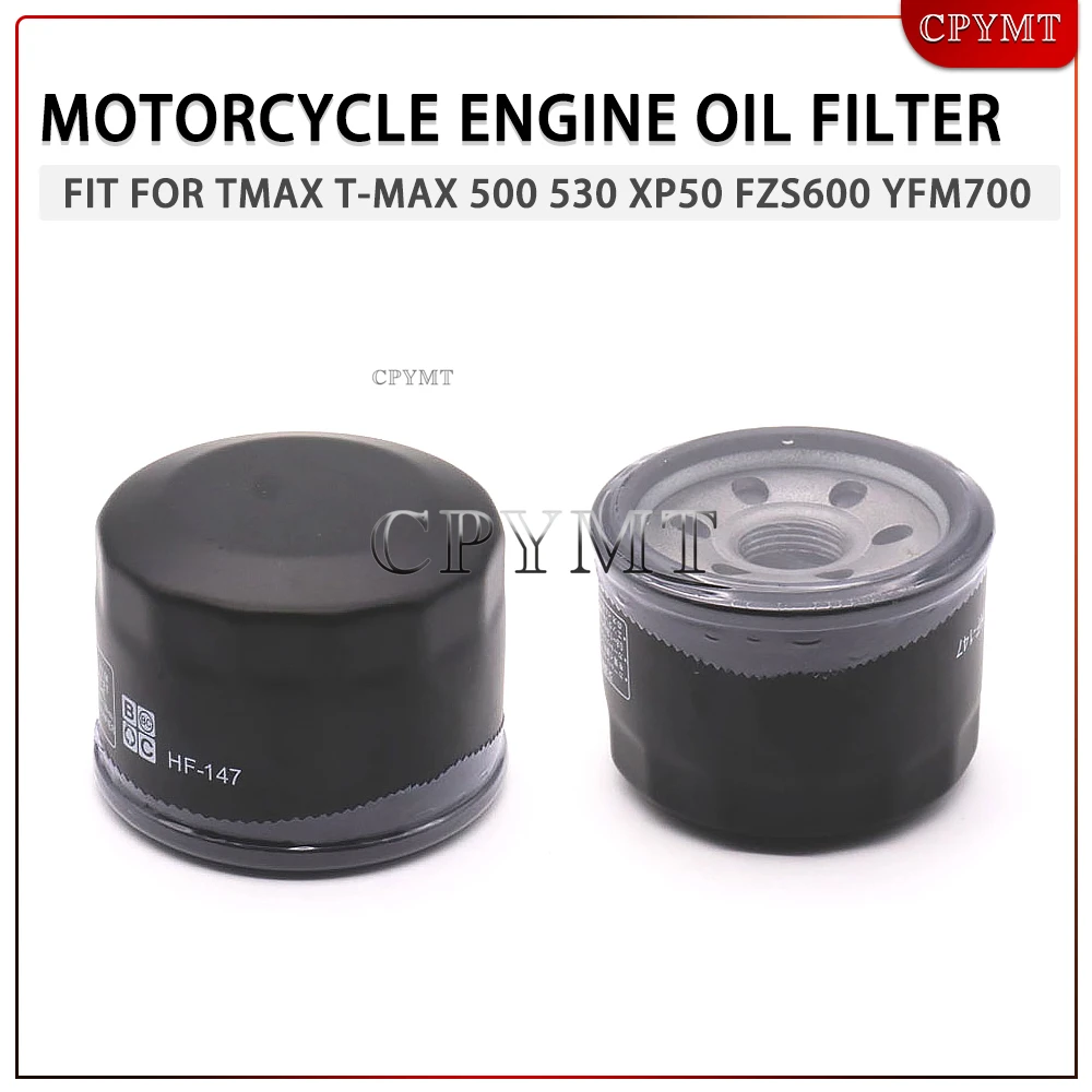 oil filter Motorcycle fit For T-Max500 T-Max530 XP500 TMAX500 XP530 TMAX530 TMAX560 FZS600 YFM700 XVS1300 TMAX T-MAX 500 530