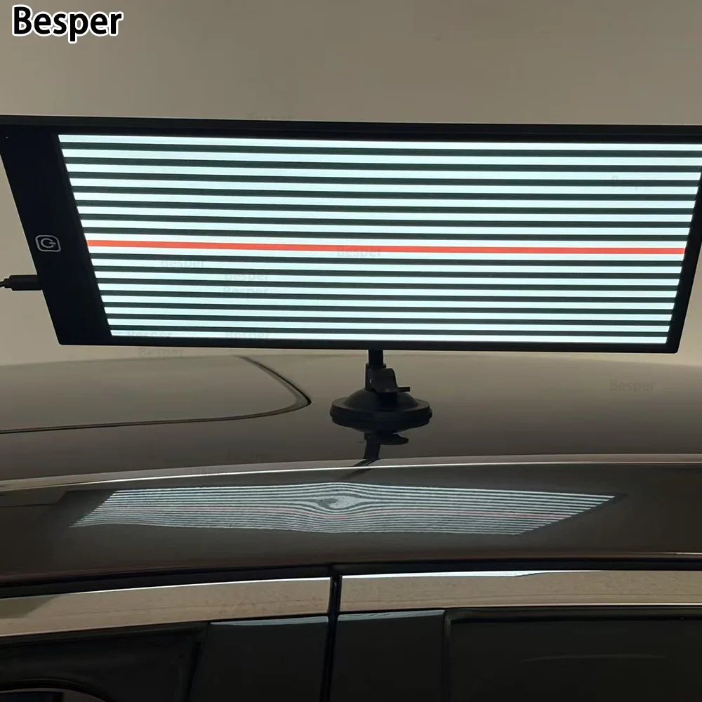 Board Light Dent LED Inspection Line Board, Paintless Dent Removal, Professional Repair Lighting Reflection Tool Car Body Repair