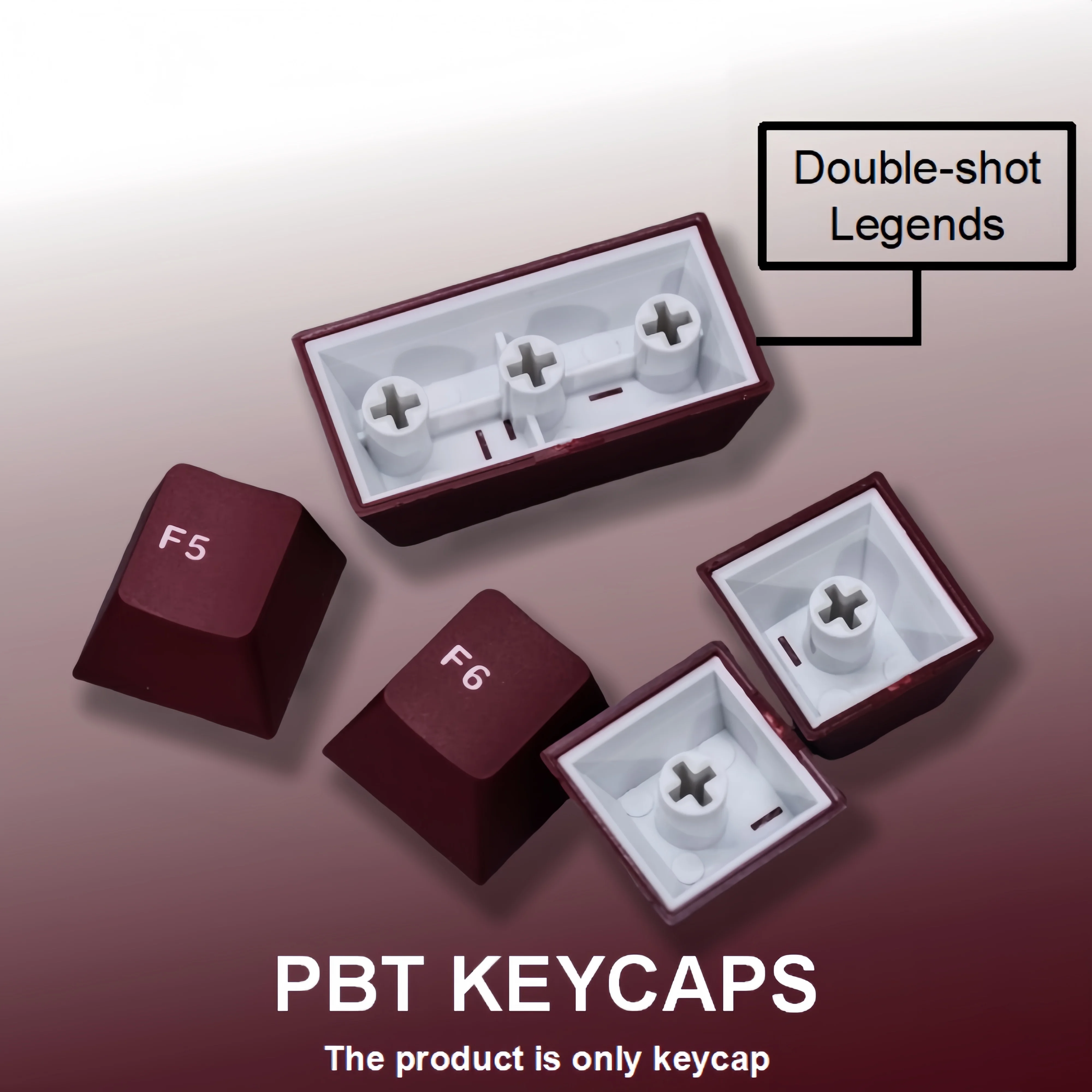 11 Colors PBT Keycaps 126 Keys Cherry Profile Double-shot Legends Keycap Set for Mx Cherry Switch Mechanical Keyboard DIY Kit image 6