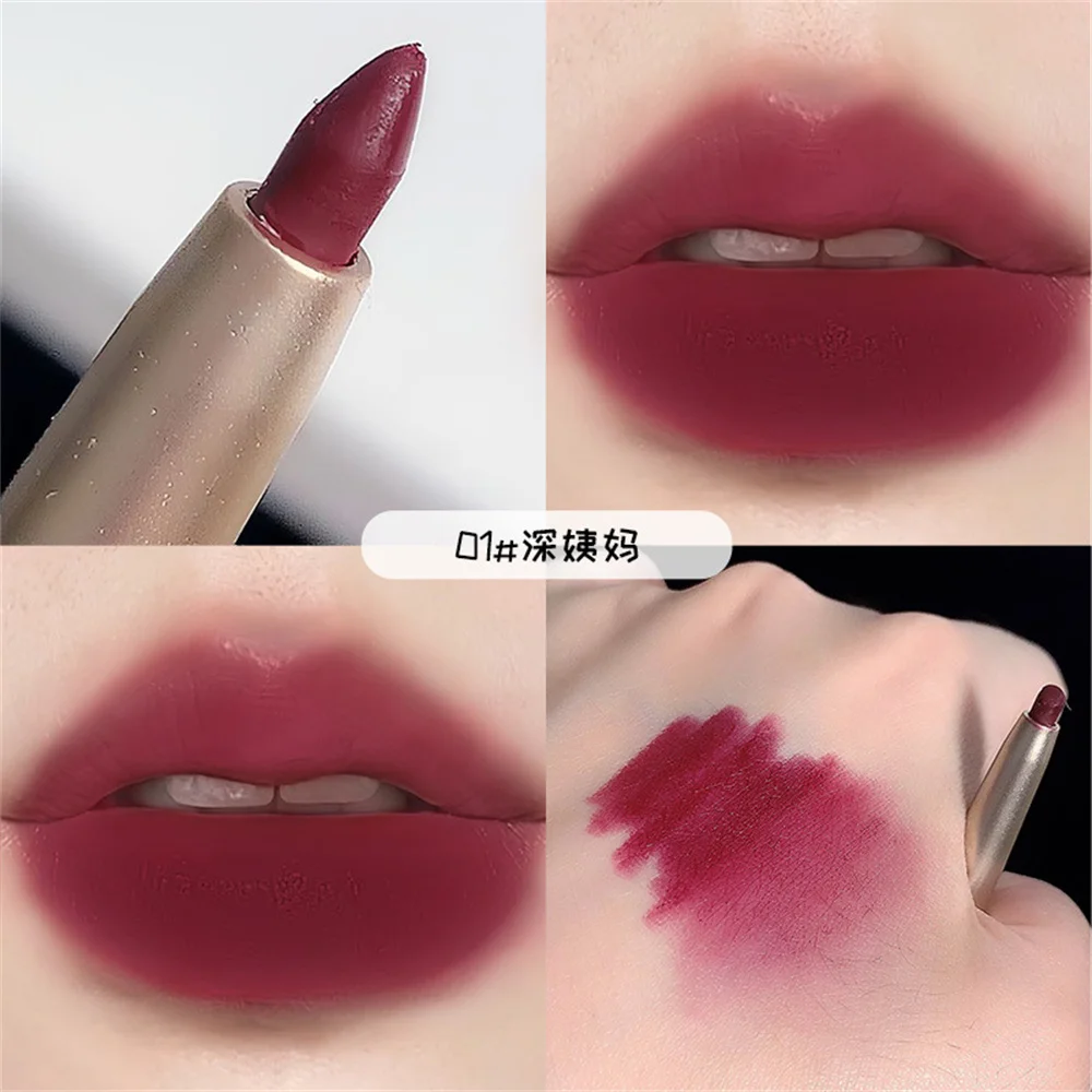 Automatic Rotation Lip Line Pen Lady Charming Lip Liner Soft Pencil Contour Makeup Lipstick Waterproof Moisturizing Cosmetics