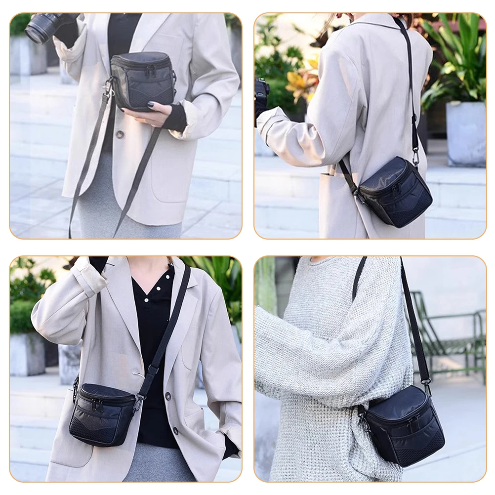 

Case for GX1SX130 HX300 Black Portable Outdoor Photography Pouch Storage Bag Shoulder Strap Camera Bags Camera