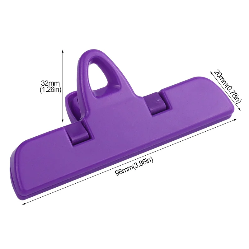 1PC  Kitchen Food Snack Storage Bag Clips  Portable Seal Bag Clips Clipper Clamp Plastic Tool  Moisture and Insect Prevention