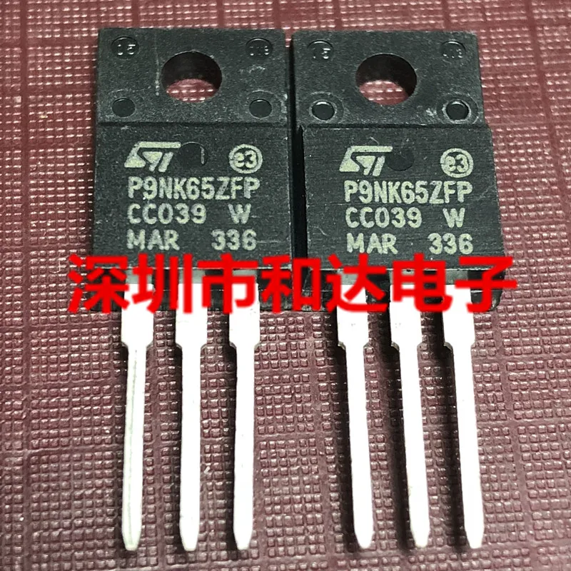 Original 5pcs/  P9NK65ZFP STP9NK65ZFP  TO-22OF 650V 7A