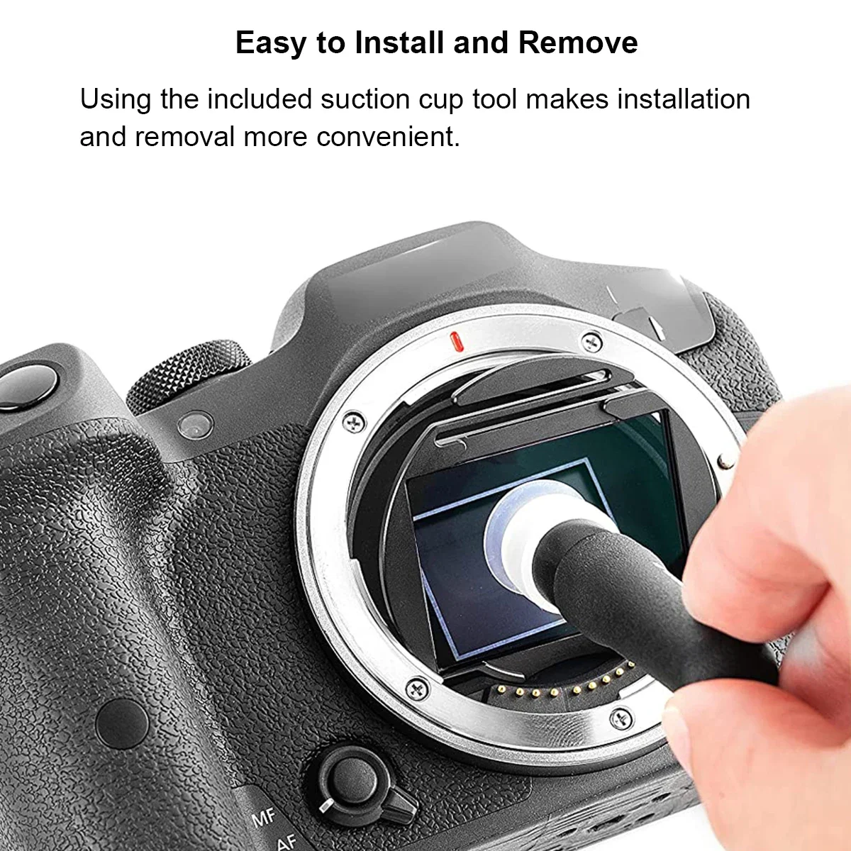 캐논 RF 마운트 미러리스 카메라 EOS R R3 R5 R5II R5C R6 R6II R7 R8 R10용 Kase 클립인 CMOS 필터, MC 광학 유리