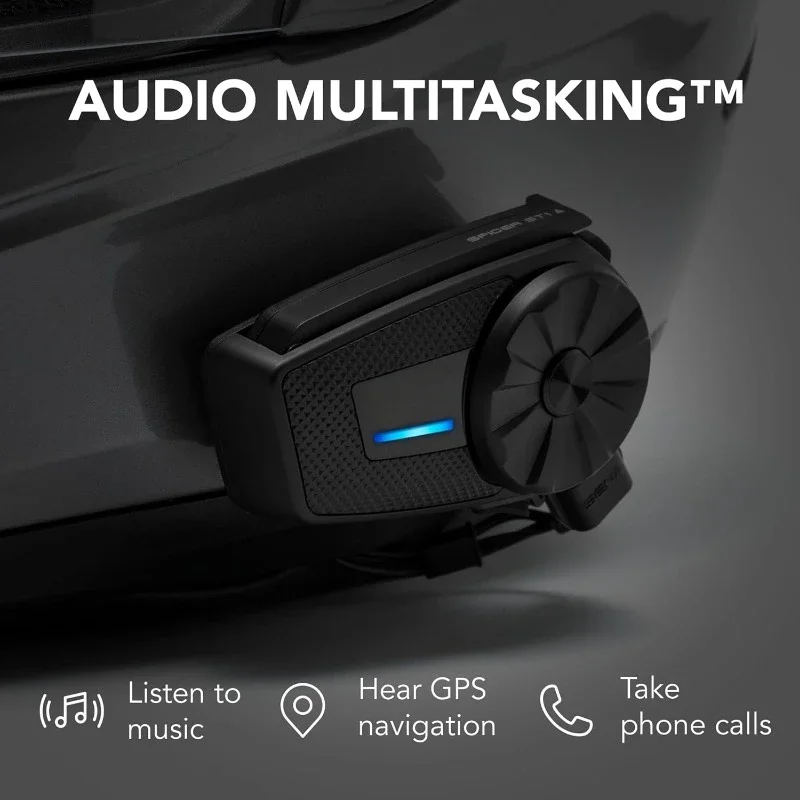 Authenticiteitsgarantie.ST1 motorfiets mesh-communicatiesysteem, enkel pakket, zwart VS