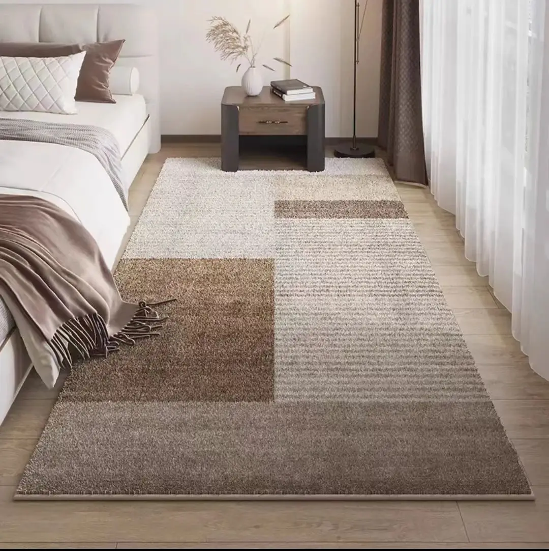 Japanese Amazing Silence Style Imitation Cashmere Carpet Living Room Bedroom Bedside Decorative Carpet Soft Comfort Washable Mat