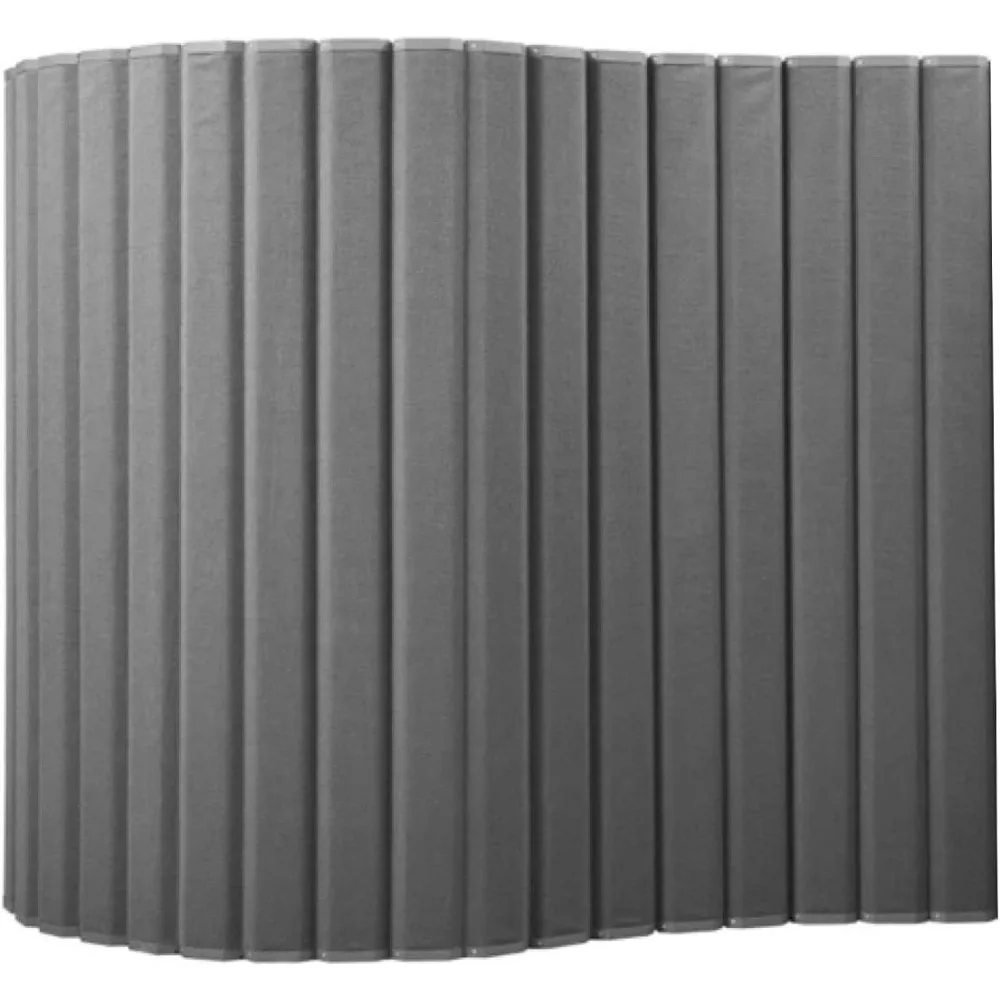 Acoustical Partition Wall,Flexible Arrangement, Easy Roll-up Storage (Gray, 8'Wide X 6'6